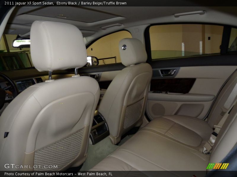 Ebony Black / Barley Beige/Truffle Brown 2011 Jaguar XF Sport Sedan