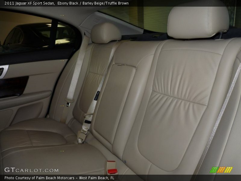 Ebony Black / Barley Beige/Truffle Brown 2011 Jaguar XF Sport Sedan