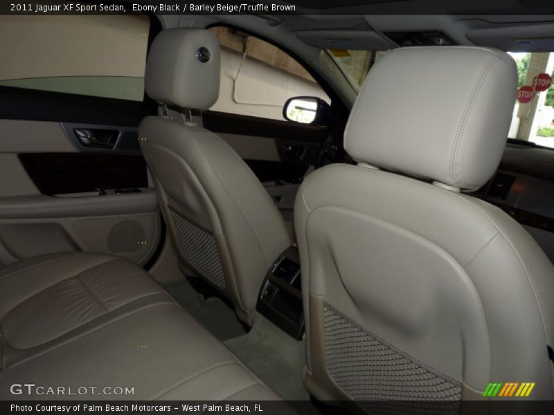 Ebony Black / Barley Beige/Truffle Brown 2011 Jaguar XF Sport Sedan