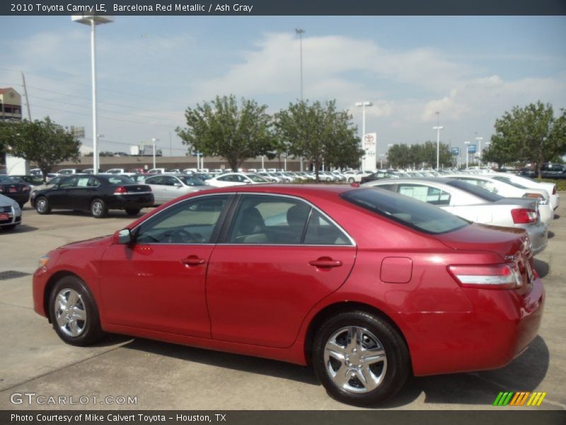 Barcelona Red Metallic / Ash Gray 2010 Toyota Camry LE