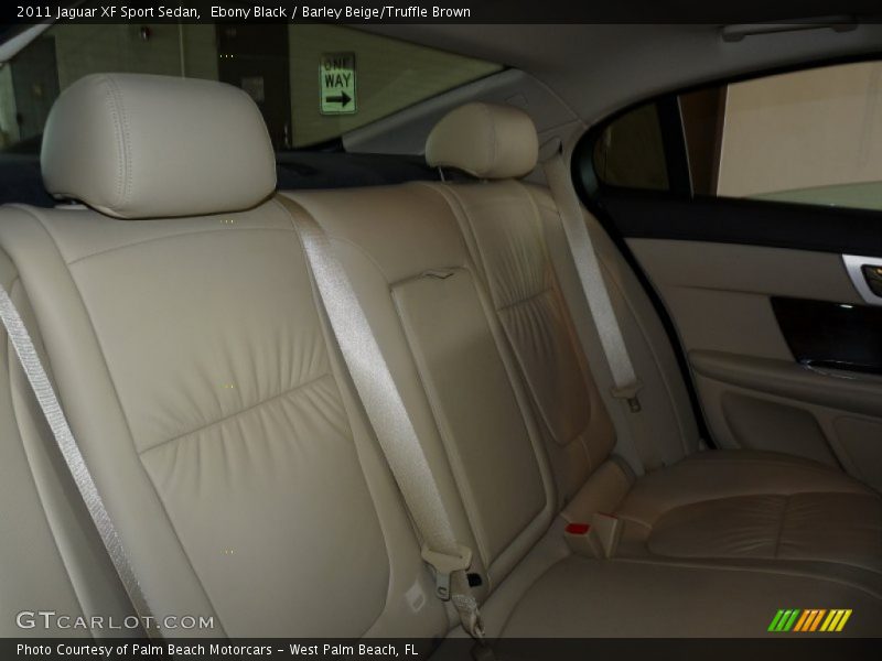 Ebony Black / Barley Beige/Truffle Brown 2011 Jaguar XF Sport Sedan