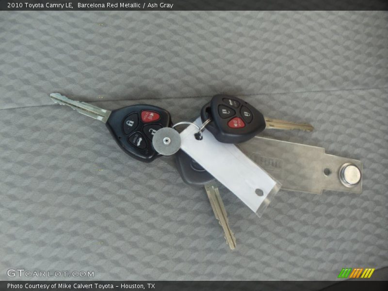 Barcelona Red Metallic / Ash Gray 2010 Toyota Camry LE