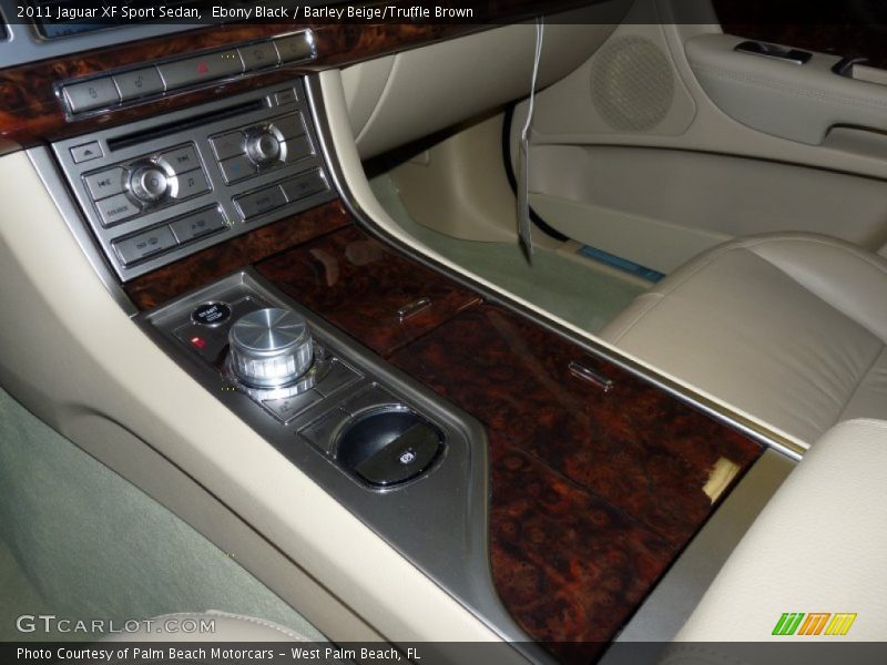 Ebony Black / Barley Beige/Truffle Brown 2011 Jaguar XF Sport Sedan