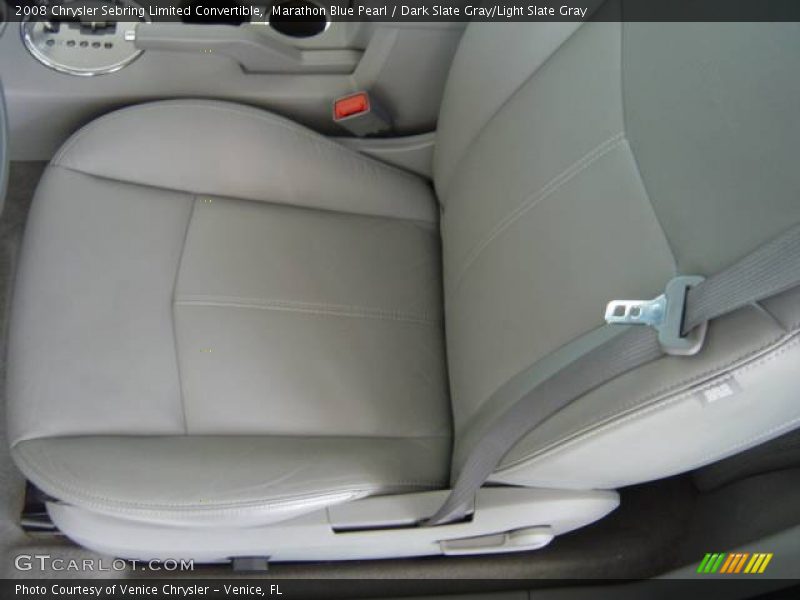 Marathon Blue Pearl / Dark Slate Gray/Light Slate Gray 2008 Chrysler Sebring Limited Convertible