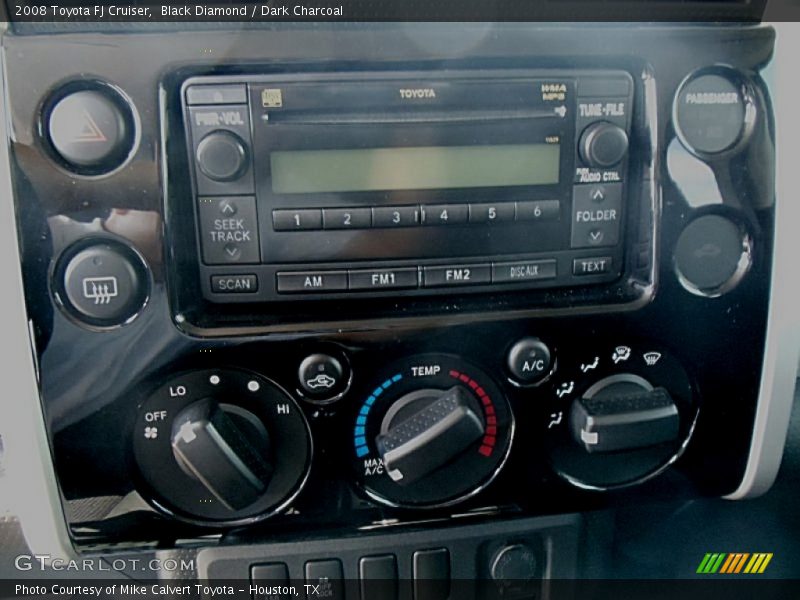 Black Diamond / Dark Charcoal 2008 Toyota FJ Cruiser