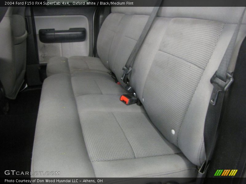 Oxford White / Black/Medium Flint 2004 Ford F150 FX4 SuperCab 4x4
