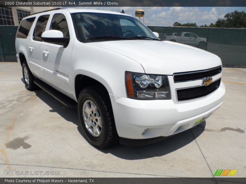 Summit White / Ebony 2008 Chevrolet Suburban 1500 LT 4x4