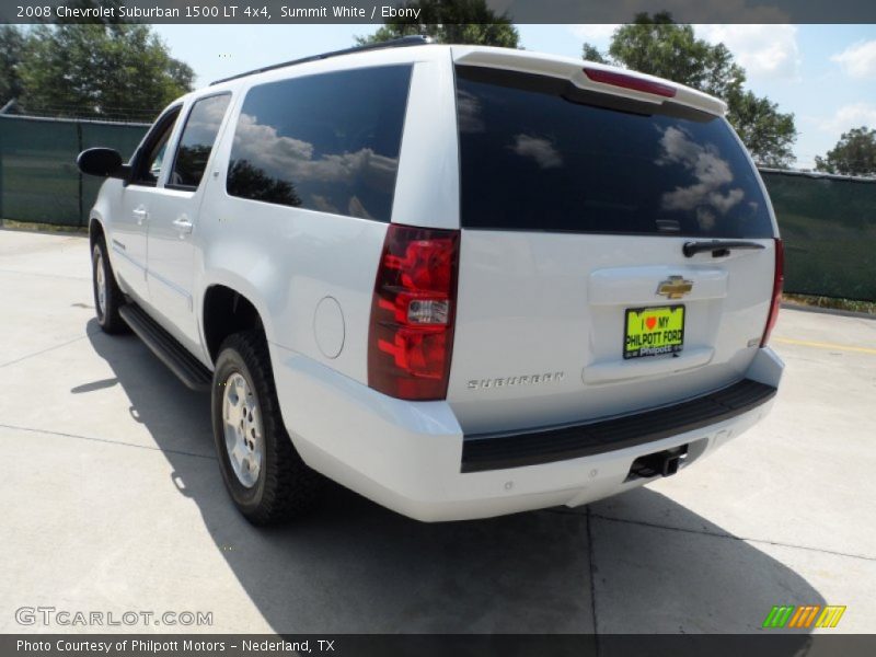 Summit White / Ebony 2008 Chevrolet Suburban 1500 LT 4x4