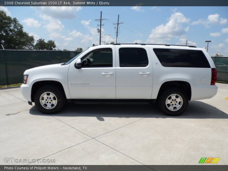 Summit White / Ebony 2008 Chevrolet Suburban 1500 LT 4x4