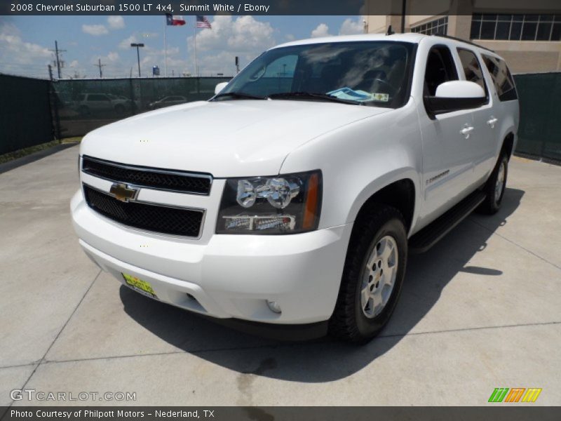 Summit White / Ebony 2008 Chevrolet Suburban 1500 LT 4x4