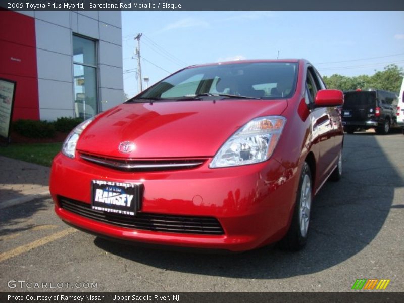 Barcelona Red Metallic / Bisque 2009 Toyota Prius Hybrid