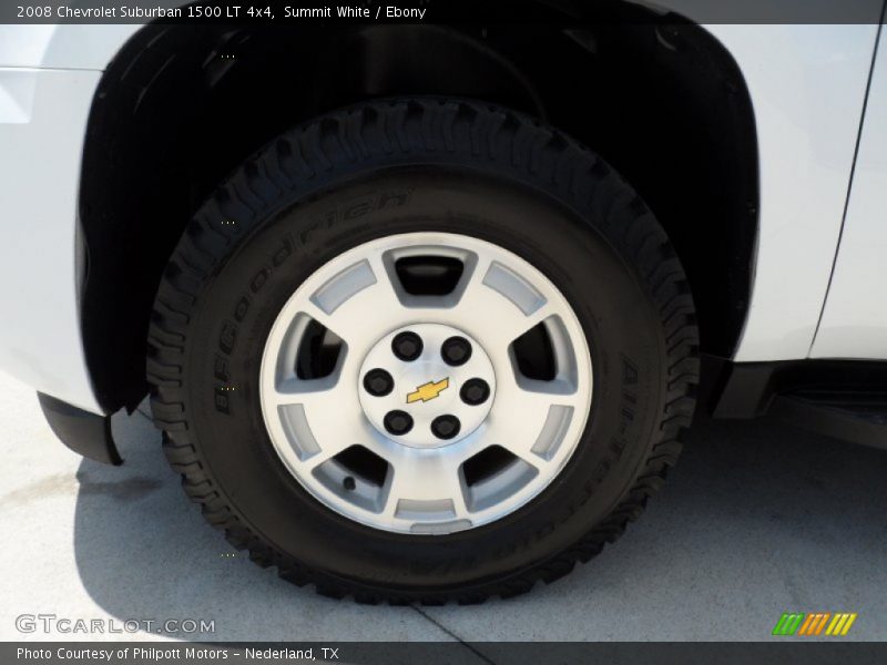 Summit White / Ebony 2008 Chevrolet Suburban 1500 LT 4x4