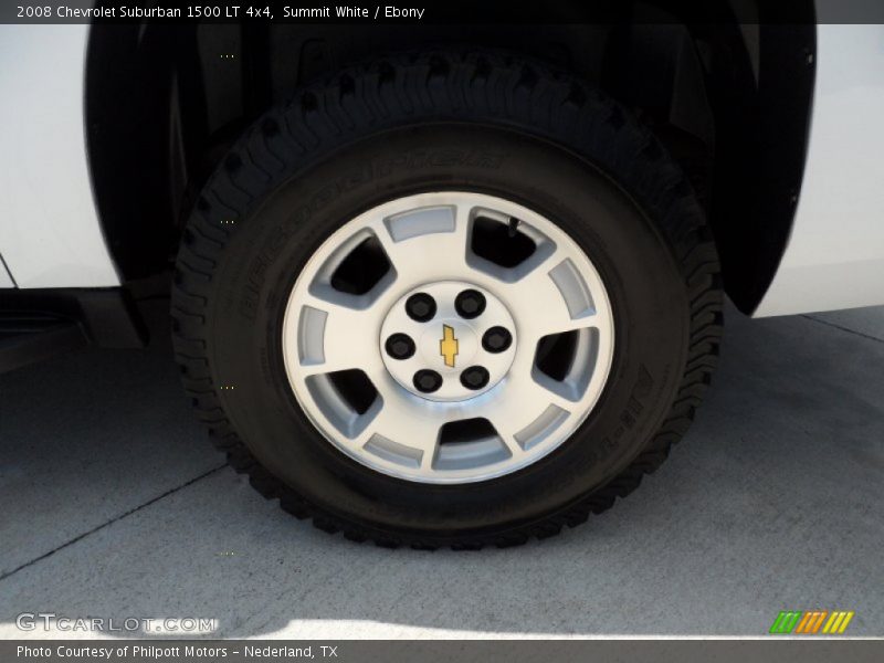 Summit White / Ebony 2008 Chevrolet Suburban 1500 LT 4x4
