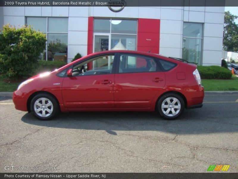 Barcelona Red Metallic / Bisque 2009 Toyota Prius Hybrid