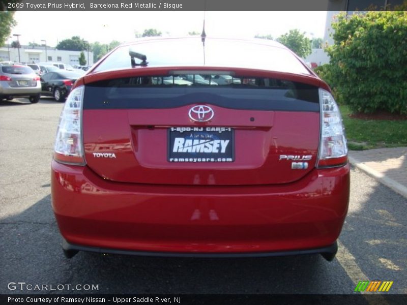 Barcelona Red Metallic / Bisque 2009 Toyota Prius Hybrid