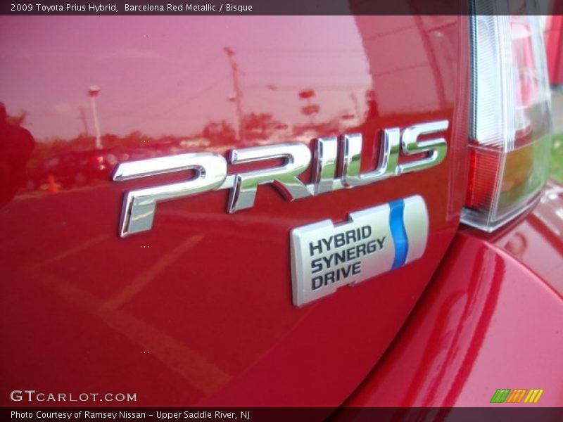 Barcelona Red Metallic / Bisque 2009 Toyota Prius Hybrid