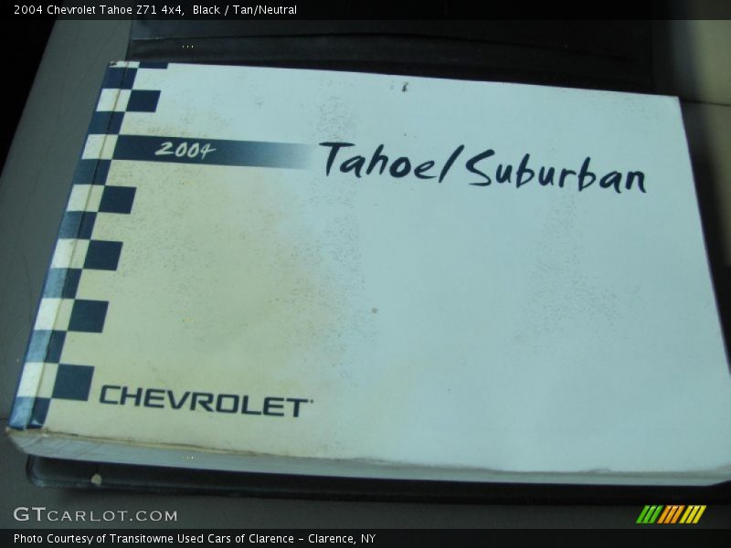Black / Tan/Neutral 2004 Chevrolet Tahoe Z71 4x4
