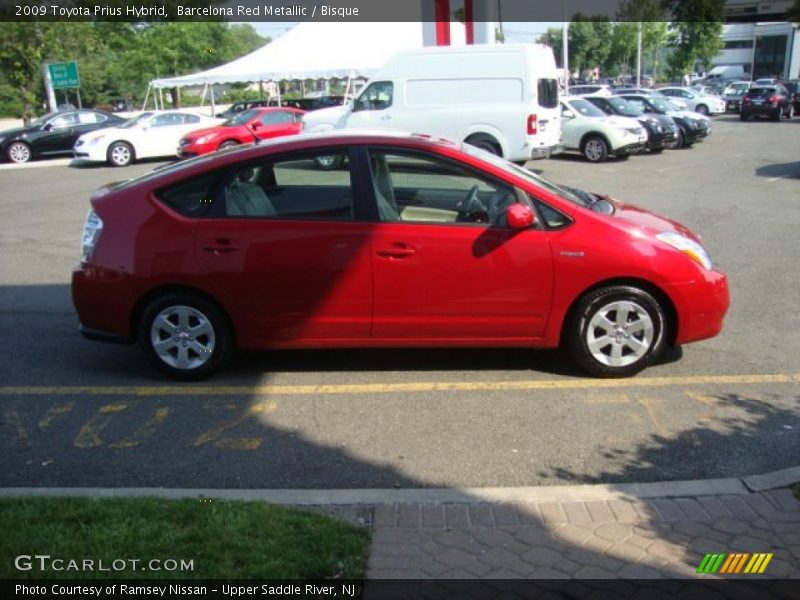 Barcelona Red Metallic / Bisque 2009 Toyota Prius Hybrid