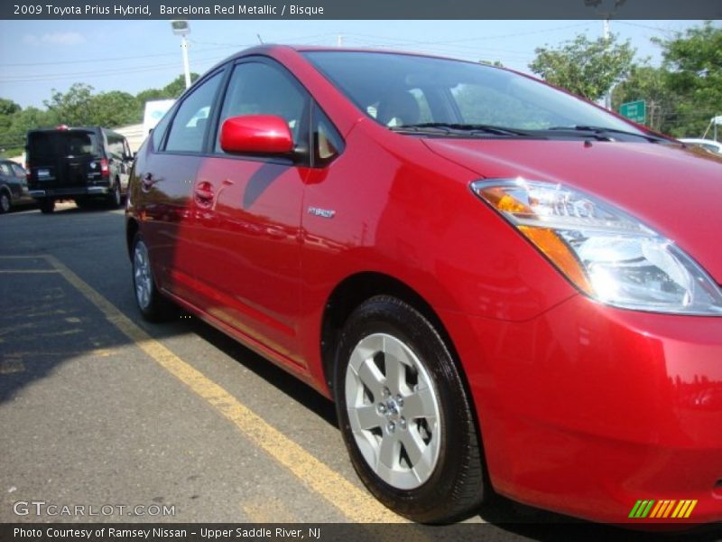 Barcelona Red Metallic / Bisque 2009 Toyota Prius Hybrid
