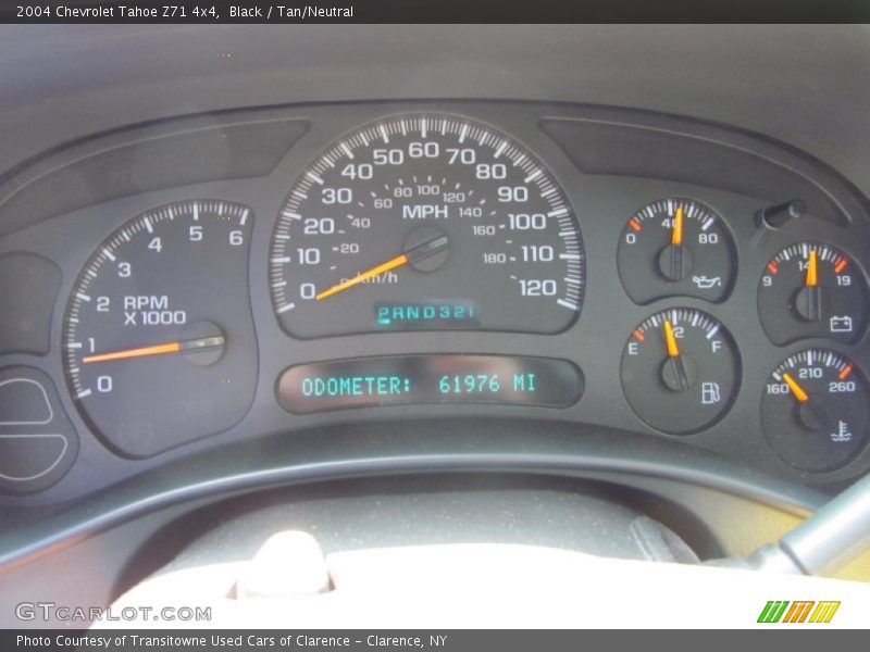 Black / Tan/Neutral 2004 Chevrolet Tahoe Z71 4x4