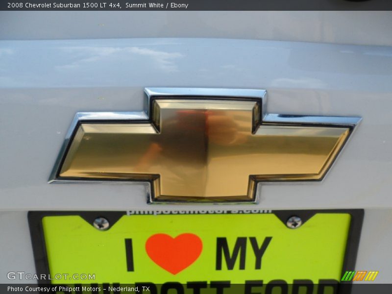 Summit White / Ebony 2008 Chevrolet Suburban 1500 LT 4x4
