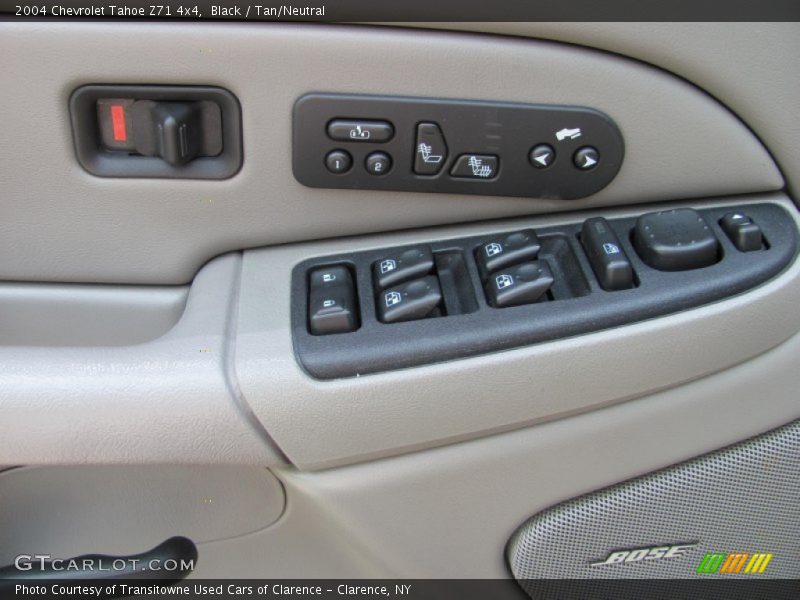 Black / Tan/Neutral 2004 Chevrolet Tahoe Z71 4x4