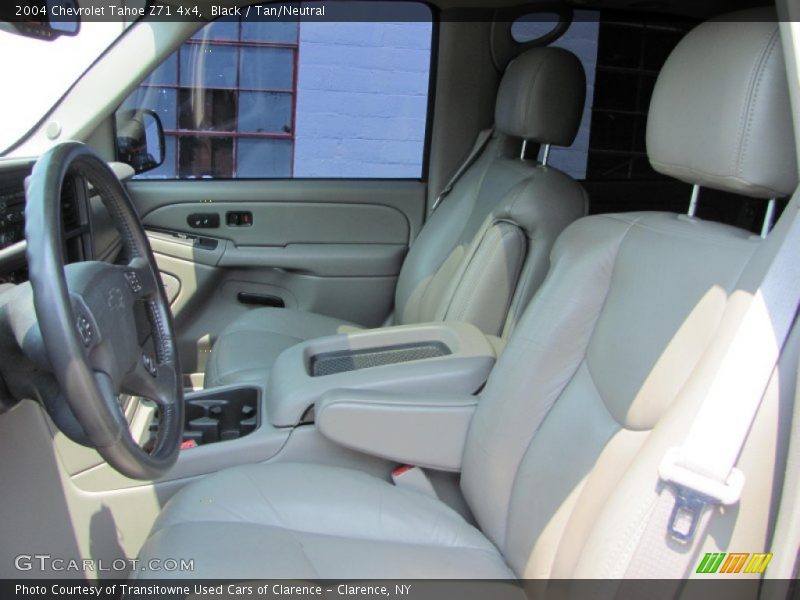 Black / Tan/Neutral 2004 Chevrolet Tahoe Z71 4x4