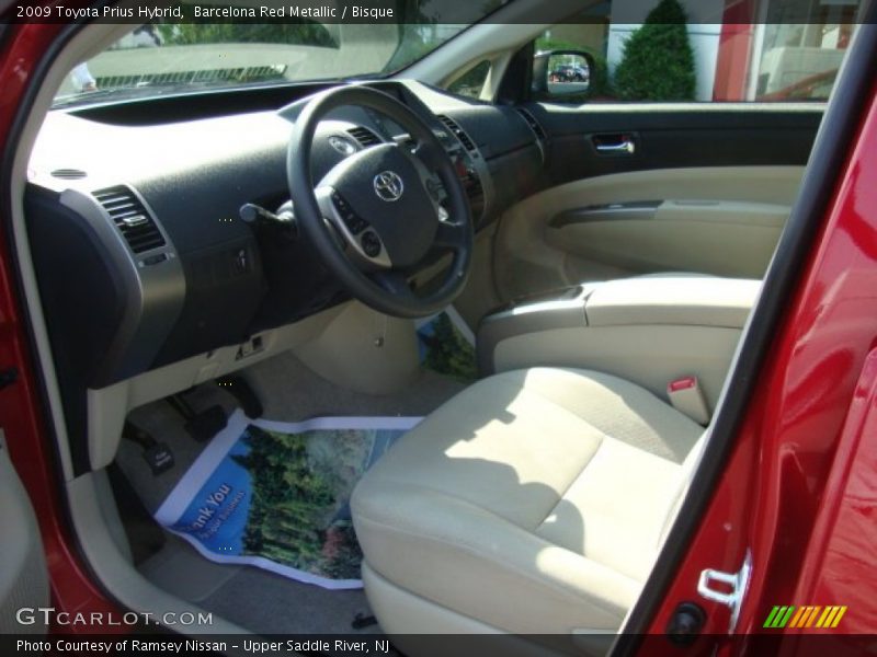 Barcelona Red Metallic / Bisque 2009 Toyota Prius Hybrid