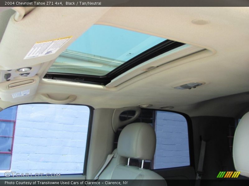 Black / Tan/Neutral 2004 Chevrolet Tahoe Z71 4x4