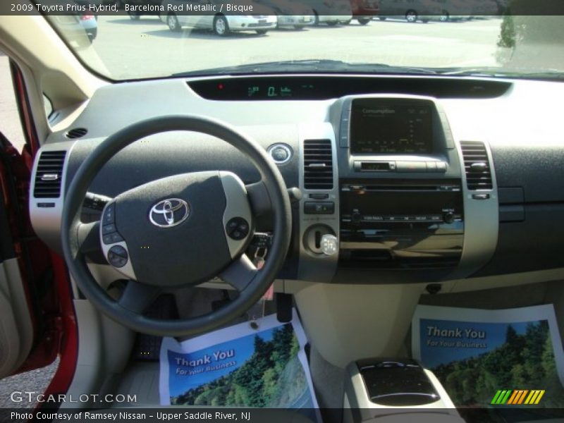 Barcelona Red Metallic / Bisque 2009 Toyota Prius Hybrid