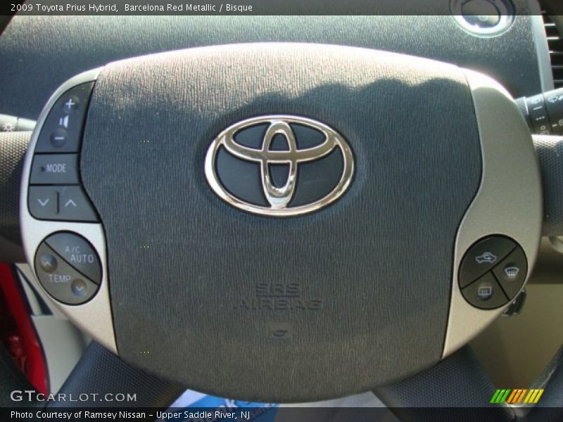 Barcelona Red Metallic / Bisque 2009 Toyota Prius Hybrid
