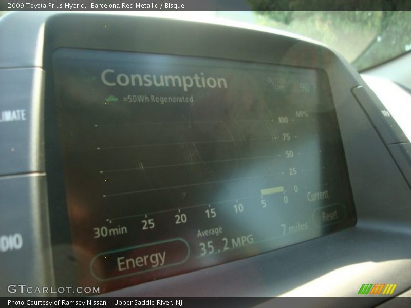 Barcelona Red Metallic / Bisque 2009 Toyota Prius Hybrid