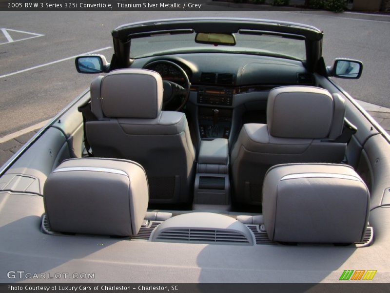 Titanium Silver Metallic / Grey 2005 BMW 3 Series 325i Convertible