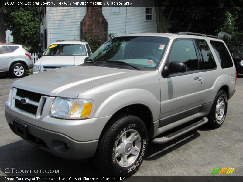 Silver Birch Metallic / Graphite Grey 2003 Ford Explorer Sport XLT 4x4