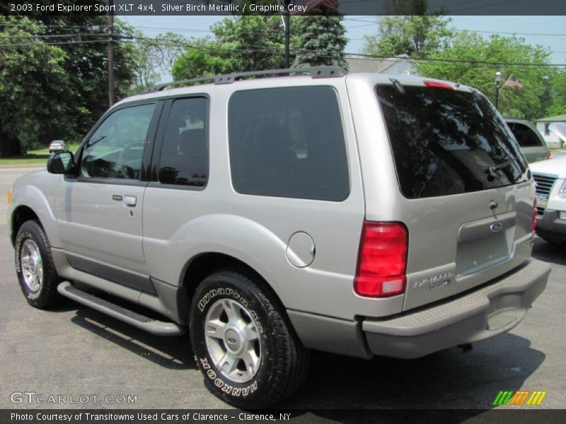 Silver Birch Metallic / Graphite Grey 2003 Ford Explorer Sport XLT 4x4