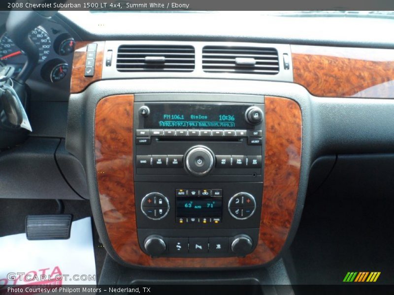 Controls of 2008 Suburban 1500 LT 4x4
