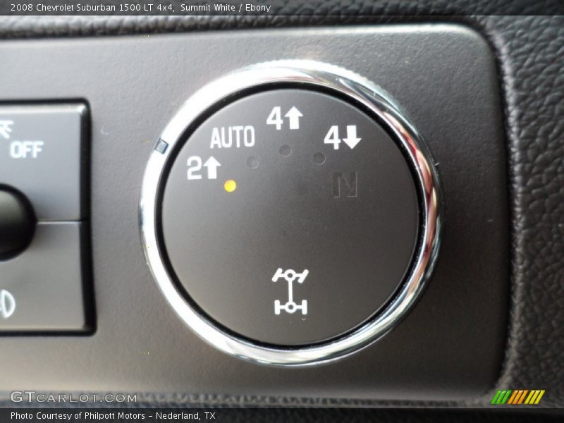 Controls of 2008 Suburban 1500 LT 4x4