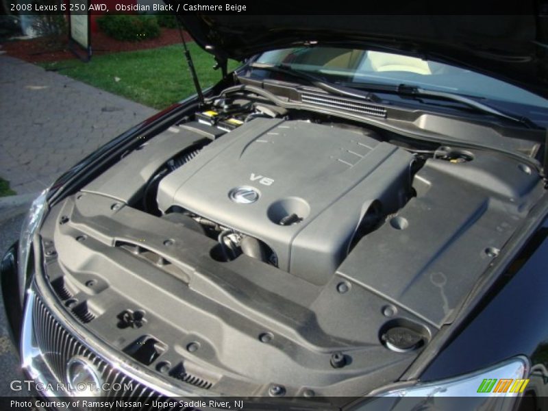 Obsidian Black / Cashmere Beige 2008 Lexus IS 250 AWD