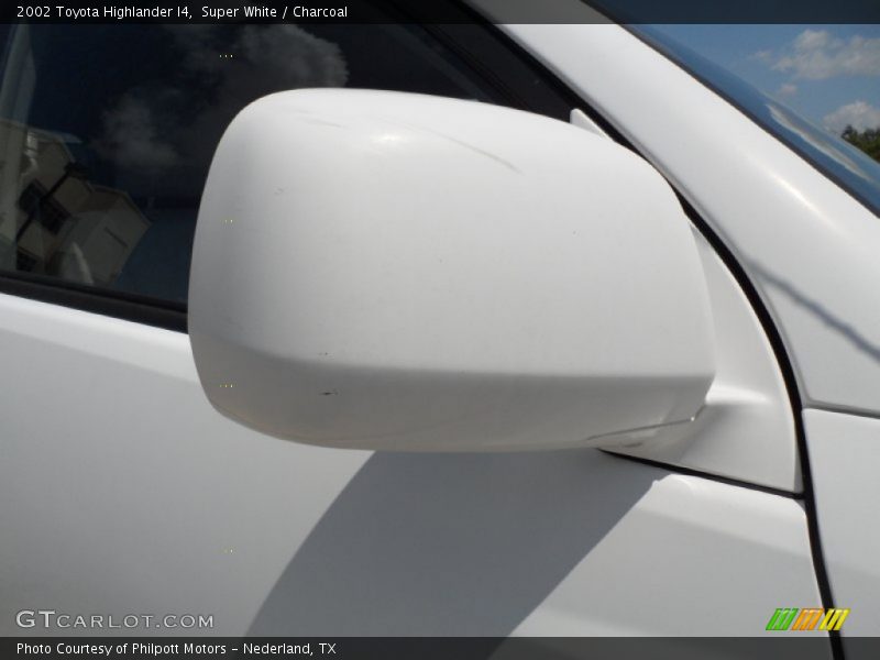 Super White / Charcoal 2002 Toyota Highlander I4