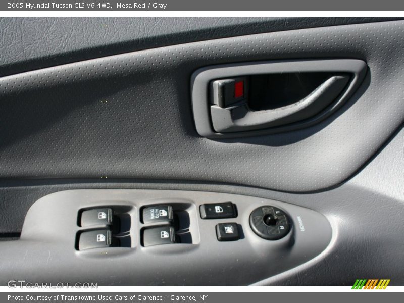 Mesa Red / Gray 2005 Hyundai Tucson GLS V6 4WD