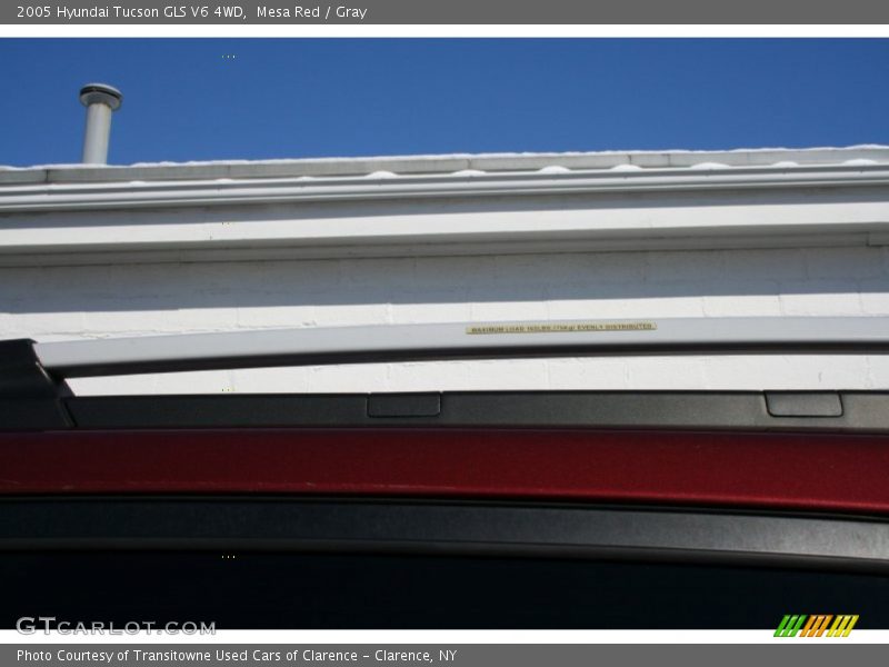 Mesa Red / Gray 2005 Hyundai Tucson GLS V6 4WD
