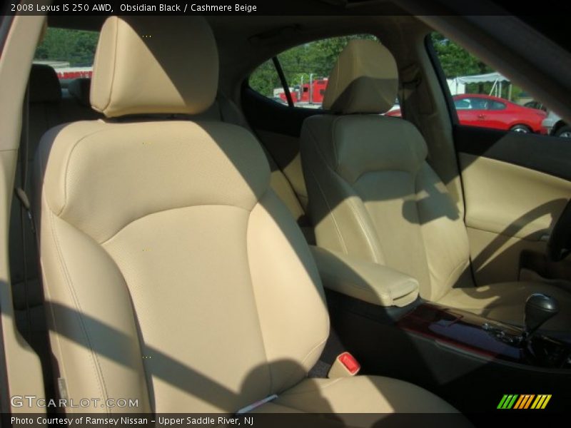 Obsidian Black / Cashmere Beige 2008 Lexus IS 250 AWD