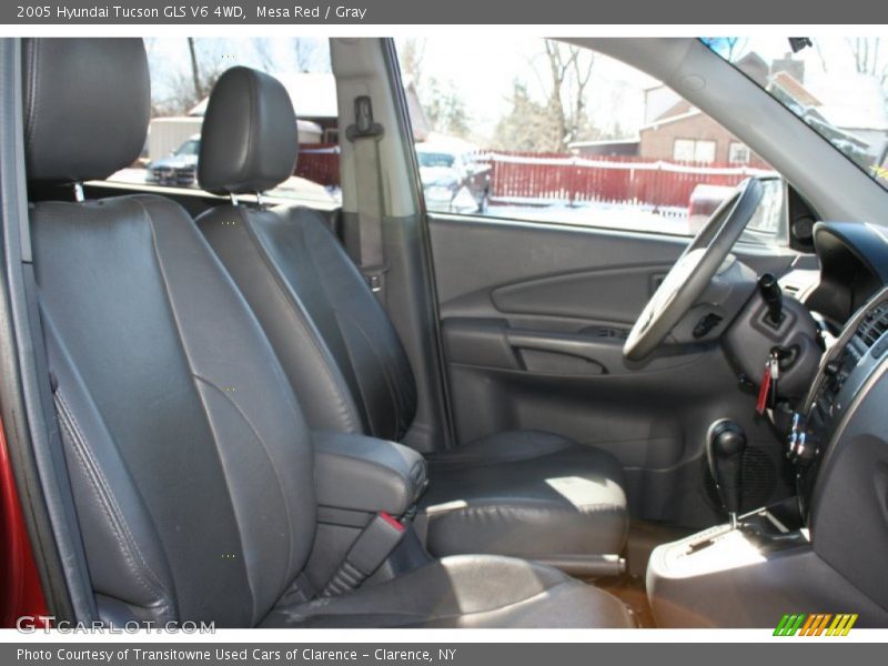 Mesa Red / Gray 2005 Hyundai Tucson GLS V6 4WD