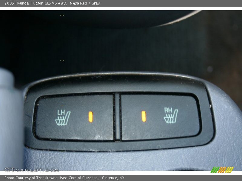 Mesa Red / Gray 2005 Hyundai Tucson GLS V6 4WD