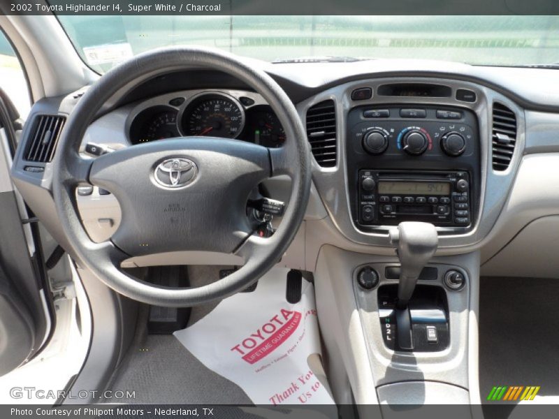 Dashboard of 2002 Highlander I4