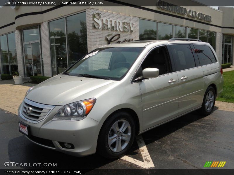 Silver Pearl Metallic / Gray 2008 Honda Odyssey Touring