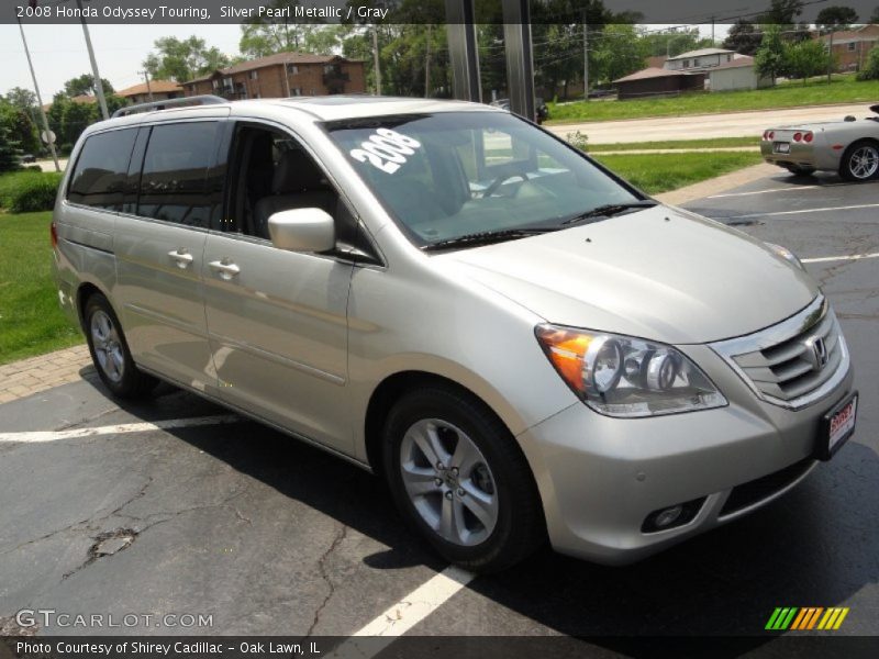 Silver Pearl Metallic / Gray 2008 Honda Odyssey Touring