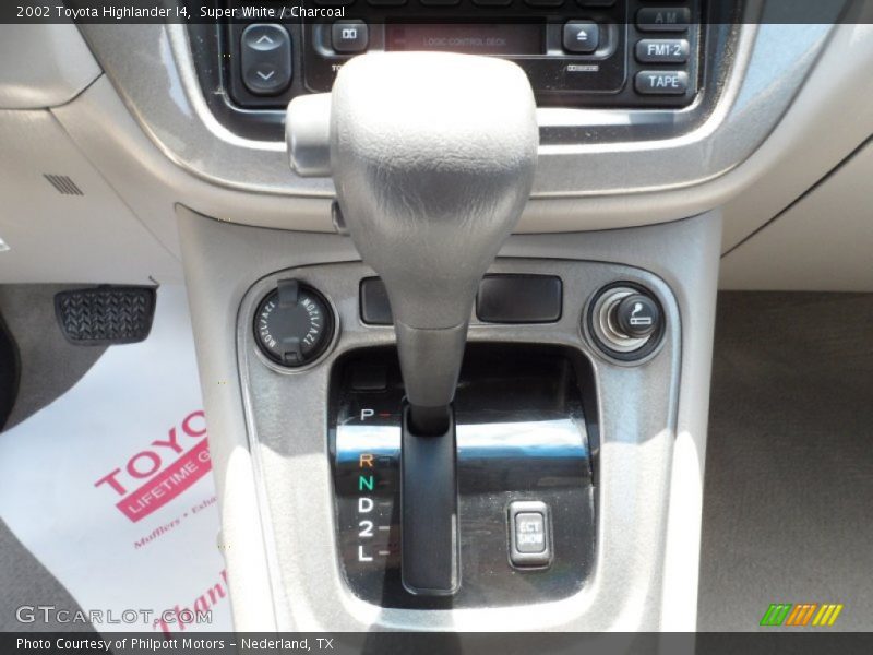  2002 Highlander I4 4 Speed Automatic Shifter
