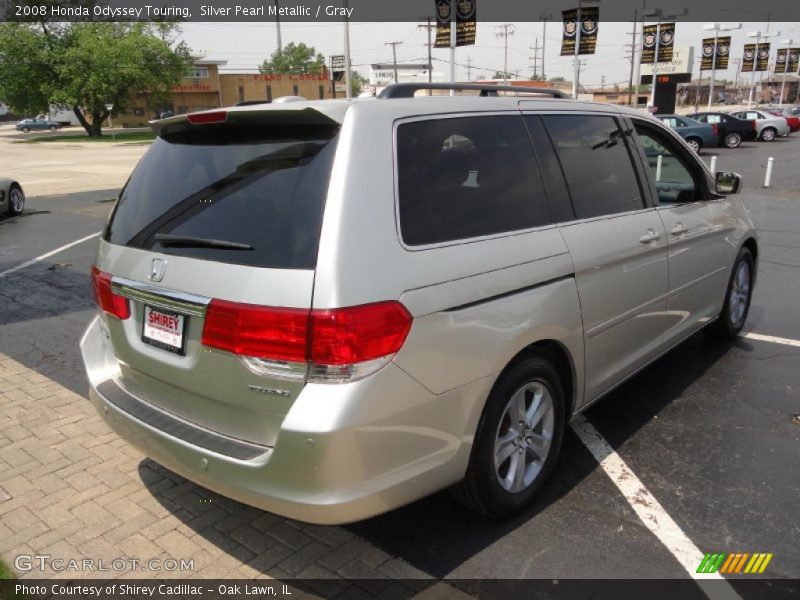 Silver Pearl Metallic / Gray 2008 Honda Odyssey Touring
