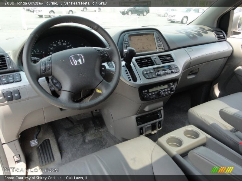 Silver Pearl Metallic / Gray 2008 Honda Odyssey Touring